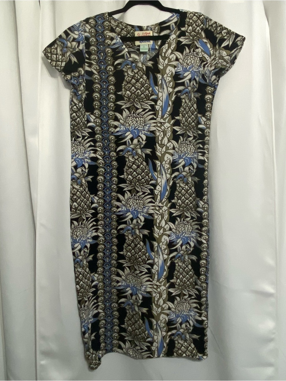 VTG Alfred Shaheen By Reyn Spooner Hawaiian Muumuu Maxi Dress Womens Medium